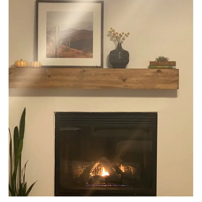 Millwood Pines Shiela Fireplace Shelf Mantel & Reviews Wayfair